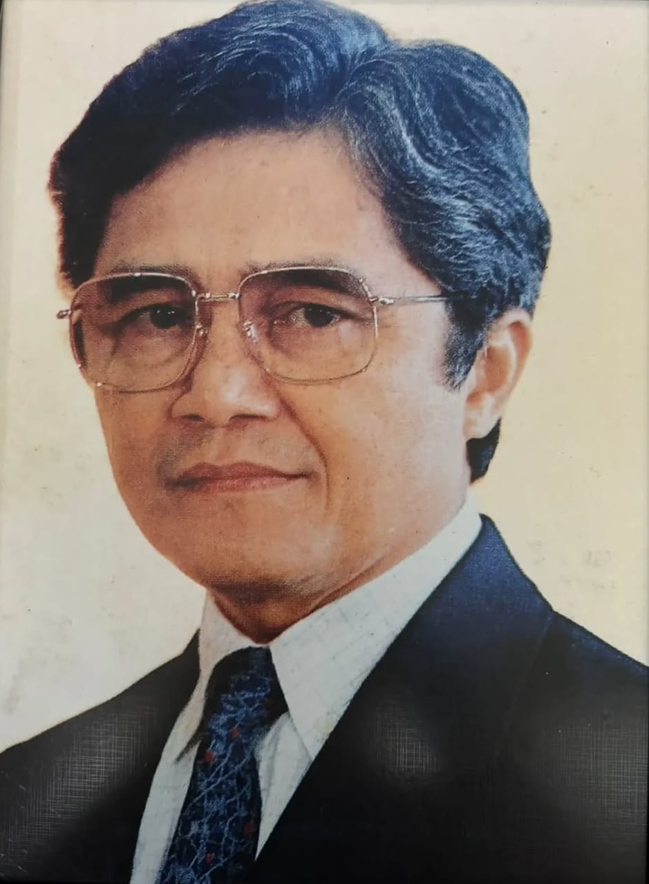 Almarhum Joni Marsinih, atas dedikasinya namanya diabadikan sebagai nama jalan di Pusri Palembang